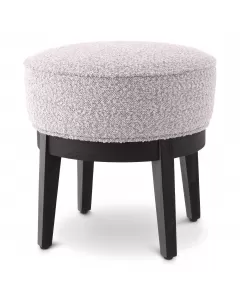 Jarrett Boucle Grey Stool