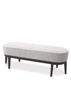 Jarrett Boucle Grey Bench