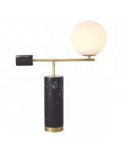 Xperience Black Marble Table Lamp