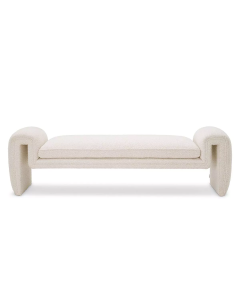 Tondo Large Boucle Cream Bench