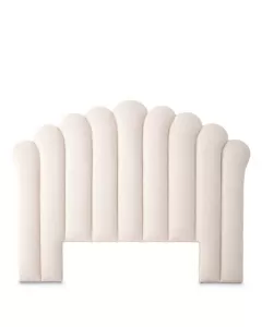 Trapezium Boucle Cream Headboard