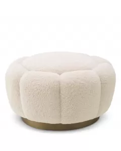 Inger Brisbane Cream Ottoman