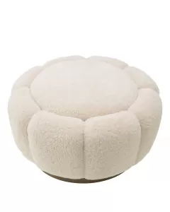 Inger Brisbane Cream Ottoman