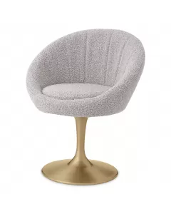 O'Neill Boucle Grey Dining Chair