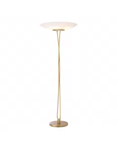 Laila Antique Brass Floor Lamp