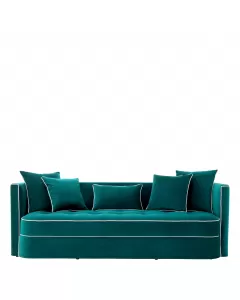 Dorchester Cavett Deep Blue Velvet Sofa