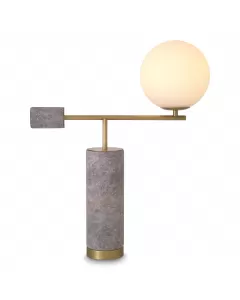 Xperience Grey Marble Table Lamp