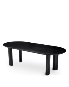 Mogador Small Black Dining Table