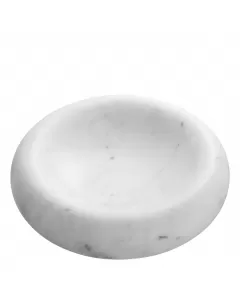 Lizz Small White Marble Bowl