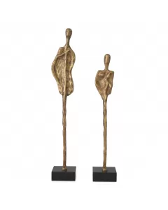 Duel Vintage Brass Object - Set of 2