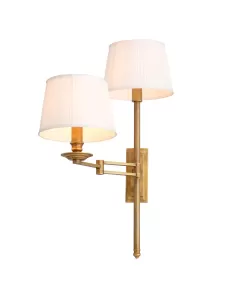 Xeno Vintage Brass Swing Wall Lamp