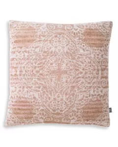 Serene Orange and Ivory Cushion