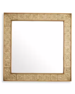 Mellot Vintage Brass Mirror