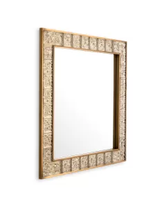 Mellot Vintage Brass Mirror