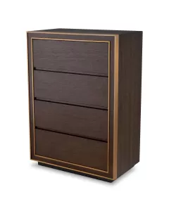 Camelot Brown Oak High Dresser 