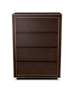 Camelot Brown Oak High Dresser 