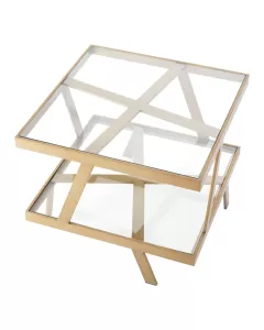 Billinghurst Brushed Brass Side Table 