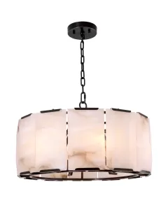 Ortiz Bronze & Alabaster Chandelier