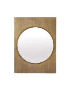 Amari Antique Brass Mirror