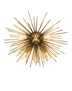 Boivin Matte Brass Ceiling Lamp