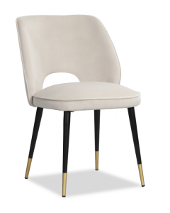 Jagger Kaster Pebble Velvet Dining Chair 