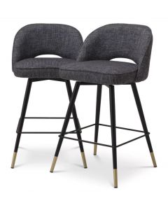 Cliff Counter Stool Rocat Black - Set of 2