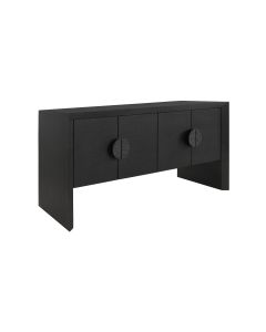 Colt Black Grasscloth Buffet