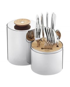 Essential Stainless Steel Flatware Chest - Set of 24