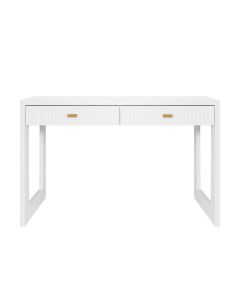 Larkin White Lacquer Desk