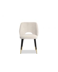 Jagger Kaster Pebble Velvet Dining Chair 