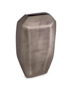 Linos Vase Nickel finish Large