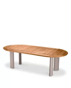 Mogador Natural Teak Outdoor Dining Table 