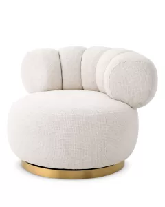 Phedra Swivel Chair Lyssa Off White