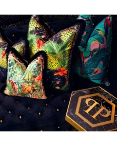 Philipp Plein Silk Jungle Cushion