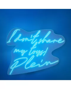 Philipp Plein I Don't Share My Toys Neon Light