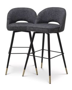 Cliff Bar Stool Rocat Black - Set of 2