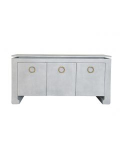 Tilley Light Grey Shagreen Buffet