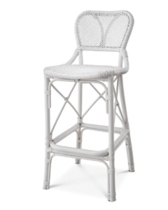 Colony White Bar Stool