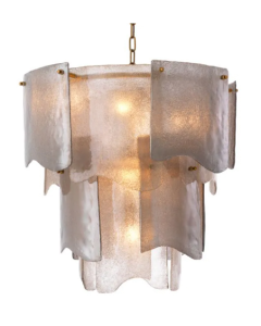 Asinara Small Smoked Glass Chandelier