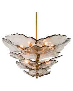 Florina Smoked Glass Chandelier