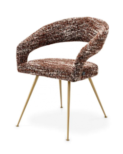 Bravo Sonata Red Boucle Dining Chair