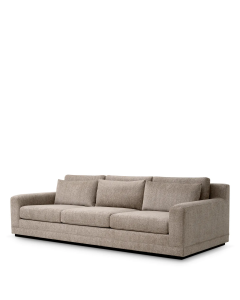 Manhattan Hunt Chenille Taupe Sofa