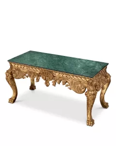 Matthias Antique Gold Console Table