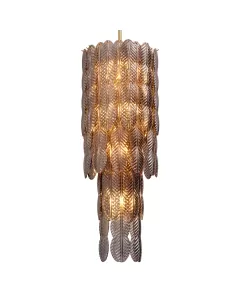 Sahure Large Smoke Glass Chandelier 