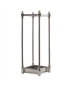 UMBRELLA STAND SQUARE NICKEL 